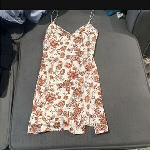 Floral Spaghetti Strap Dress